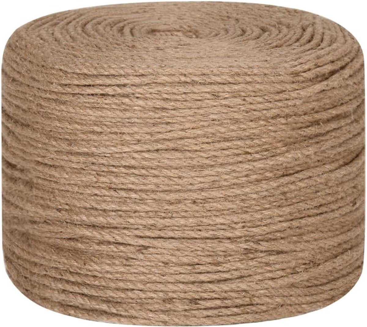 Jute Touw - Hennep Touw - Veelzijdig Gebruik - 100% Natuurlijk Materiaal - 6mm 500m - Natuurlijk
