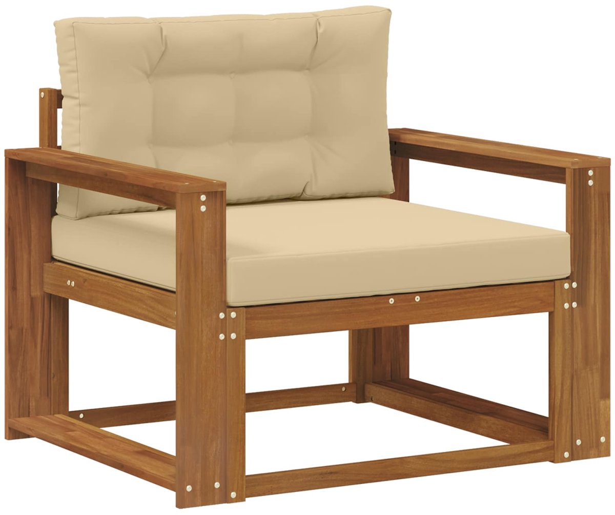 vidaXL - Buiten - Midden - Sofa - Naturel
