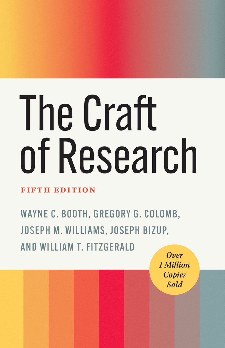 Omslag van Chicago Guides to Writing, Editing, and Publishing-The Craft of Research, Fifth Edition