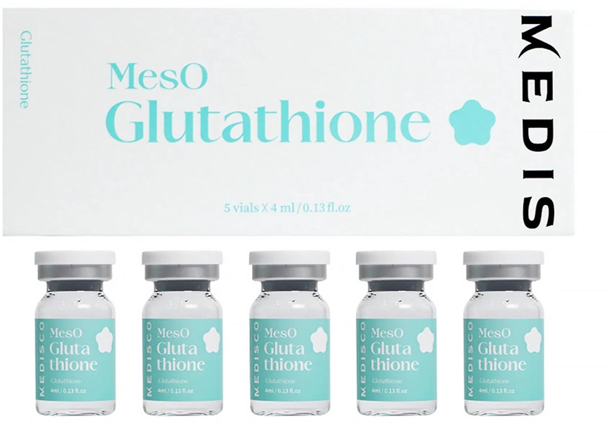 Medisco MesO Glutathion / booster serum voor microneedling en mesotherapie 5 x 4 ml