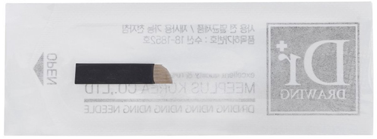 Dr. Drawing Microblading Microblades DRE 1720 / 17 mesjes 20 stuks.