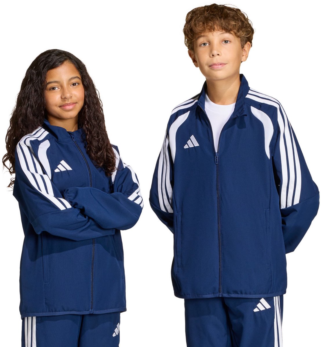 adidas Tiro 26 League Trainingsjack Kinderen Marineblauw - Maat 164cm