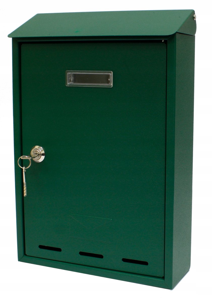 Verotech - Groene Brievenbus - Staal - Epoxy - 330x220x70mm
