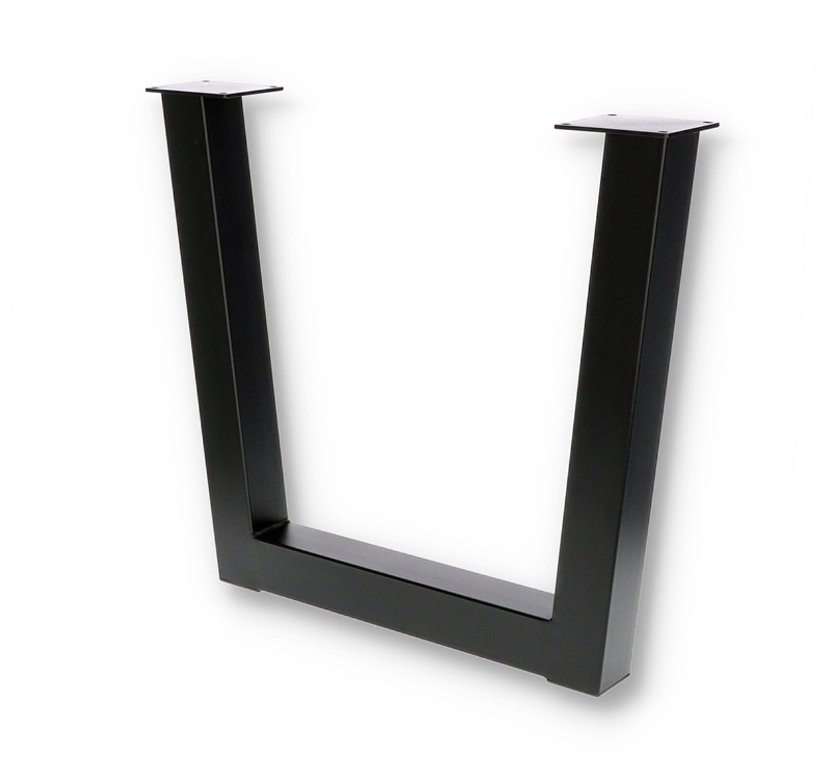 Seart Group Serie - Brede Trapezium Tafelpoot - 82x71 cm - Zwart - Stabiele Constructie