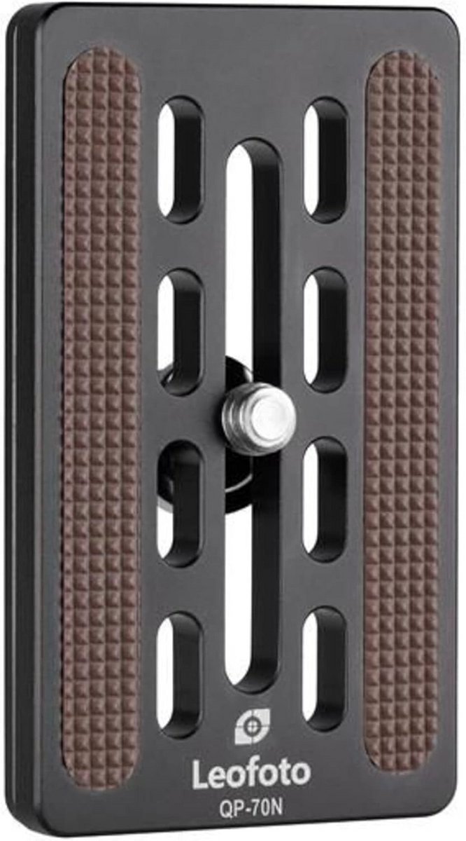 Universele Plaat - Statiefplaat Klem - Fotografie Stabiliteit - ARCA RRS Compatibel - 70mm Lengte - Zwart