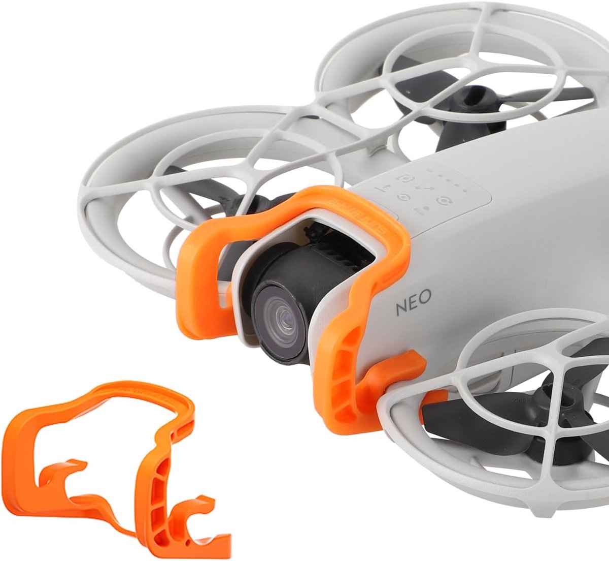 Drone Bumper - Beschermstang Gimbal - Vliegveiligheid - Anti-botsing - 51x43x34 mm - Oranje