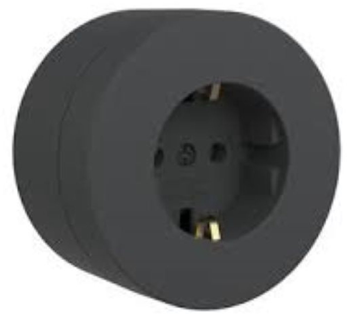 Opbouw stopcontact zwart - OVIVO - zwart - opbouw - stopcontact