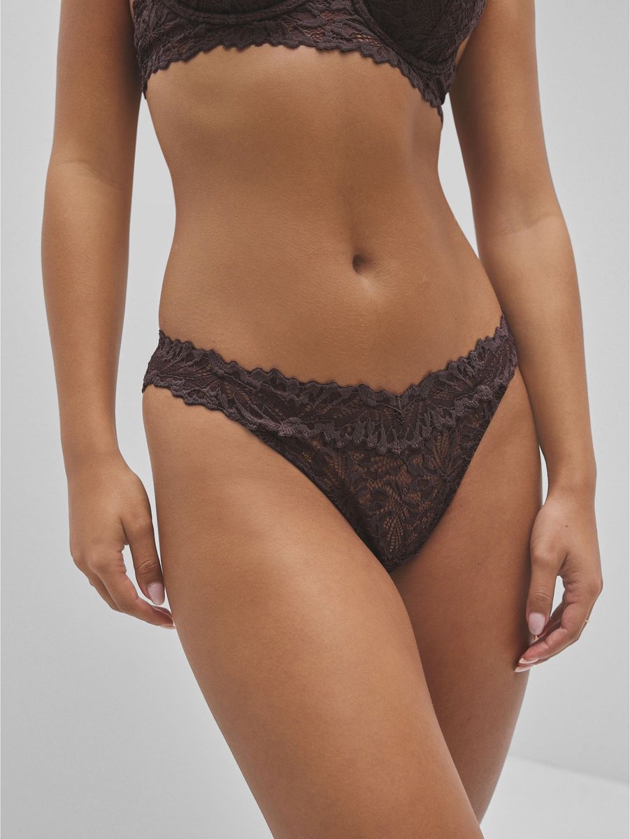 Next - Dames - Set van 2 kanten Ultimate Comfort strings - Bruin