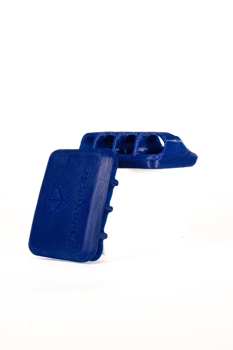 PunchPros siliconen knokkelbeschermer blauw (set)