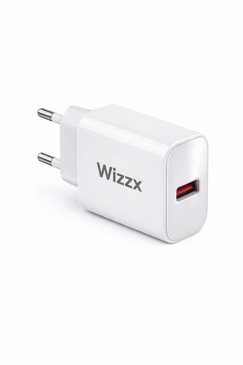 Wizzx- USB Type-A Adapter 18 Watt - Universeel - Krachtige oplaad adapater