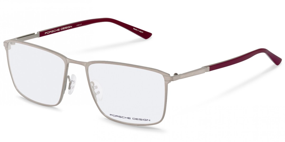 Porsche Design P8397 Grey, red 57/18/145 MAN Brilmonturen