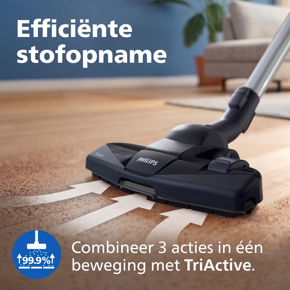 Philips 8000-serie Performer XD8121/10 - Stofzuiger met zak - Groen — afbeelding 5