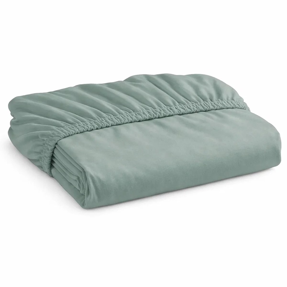 Decoware Hoeslaken - Jersey - Misty groen - 140x200cm - Geschikt voor matrassen tot 25 cm