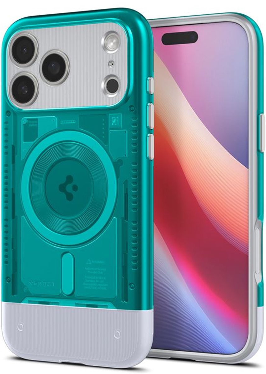 Spigen Classic C1 Magsafe, Bondi Blue - Iphone 17 Pro Max