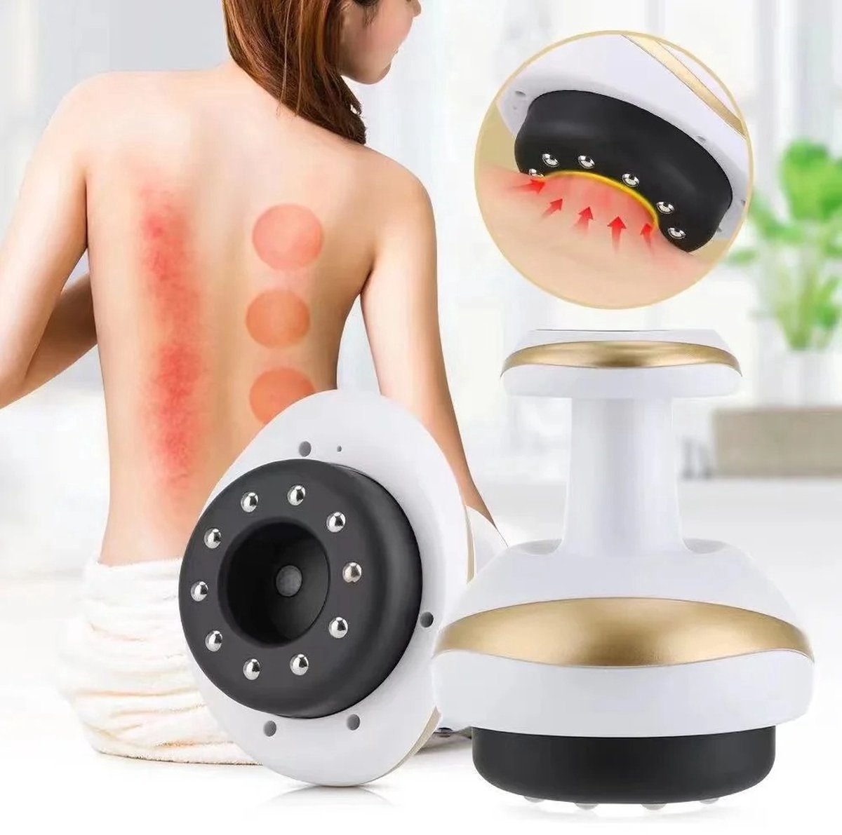 Rui'an Yihong Multifunctioneel Massage Apparaat met Draadloze Cupping - afbeelding 2