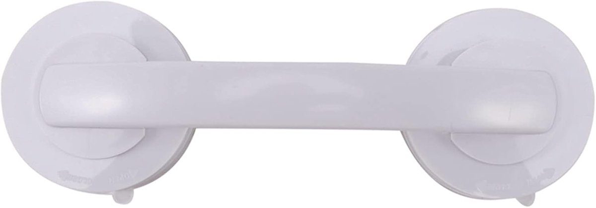Zuignap Handgreep - Veiligheidshandgreep Deur - Badkamer Stabiliteit - Krachtige Adsorptie - 6 cm Diameter - Wit