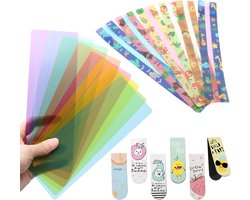 Dyslexie Overlays - Leesstrips Hulpmiddel - Lezen Verbeteren - Meerdere Formaten - 19 x 7 cm - Multikleurig