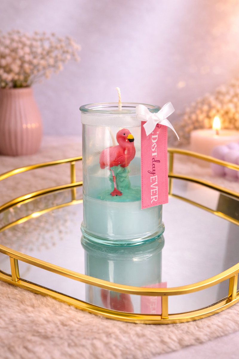 Flamingo in Potje Kaars! | Viva Femme | Kaarsen