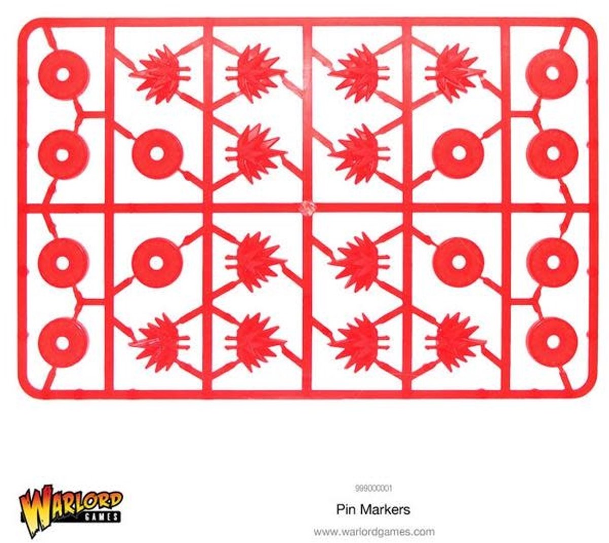 Warlord games pin markers (Bolt action nieuw)
