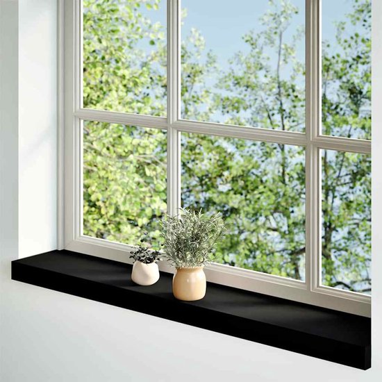 vidaXL Rebords de fenêtre - Bois de chêne Massief - 70 x 15 x 2 cm - 2 pièces Appuis de fenêtre - Rebords de fenêtre - Plaque de fenêtre - Appuis de fenêtre en Chêne