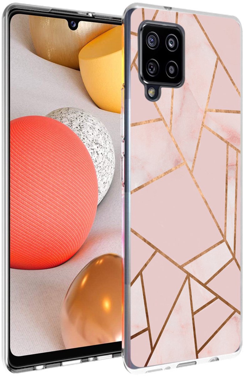 imoshion Hoesje - Geschikt voor Samsung Galaxy A42 - Design hoesje - Pink Graphic