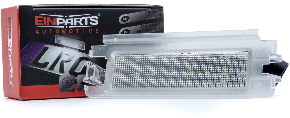 Einparts Kentekenplaatverlichting Voor Dacia Sandero I 2008-2012