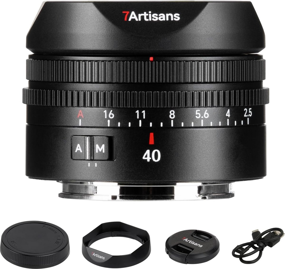 Camera Lens - Vaste Brandpuntsafstand Lens - Portret Fotografie - Snelle Autofocus - 40mm F2.5