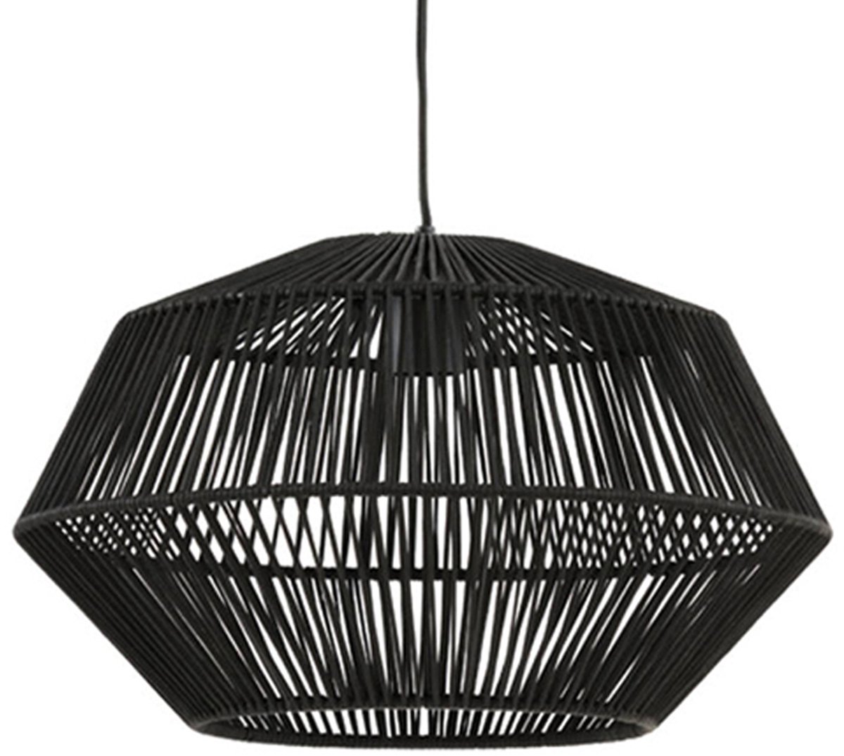 Light & Living - Hanglamp Deya - Ø40x24cm - Zwart