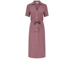 ONLY - ONLSIESTA SS LIN BL SHIRT DRESS PNT NOOS Dames Jurk