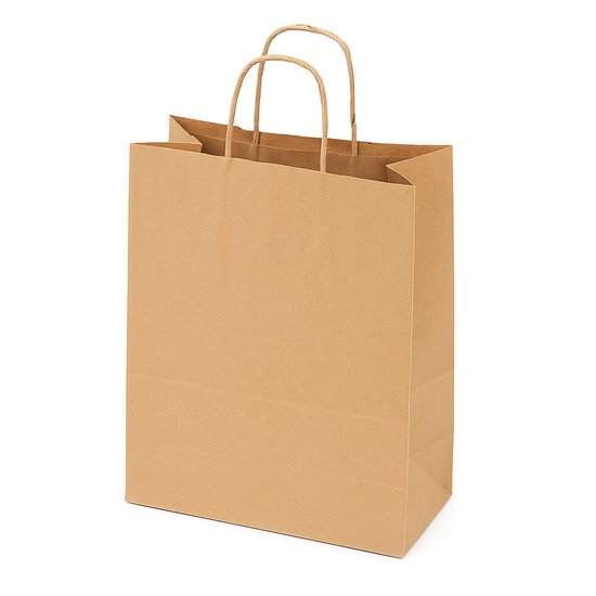 Bruine Kraft Tas (Large) - 32x12x41 cm - 50 Stuks - Bruin