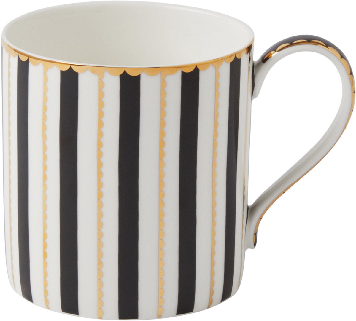 Maxwell and Williams - Mok Regency Black - Zwart servies - Goud