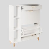 Schoenendoos schoenendozen, set van 12 transparante schoenopbergdoos, opvouwbare stofdichte kunststof schoenendozen, 33 × 23 × 14 cm per kluis, schoenenorganizer opbergdoos voor schoenen, hoge hakken, sneakers