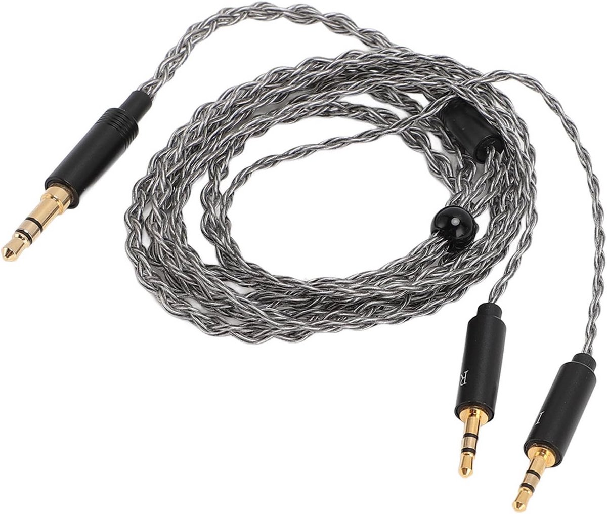Hoofdtelefoon Upgrade Kabel - Audio Kabel - Muziek Luisteren - Verzilverd Koper - 12 Meter