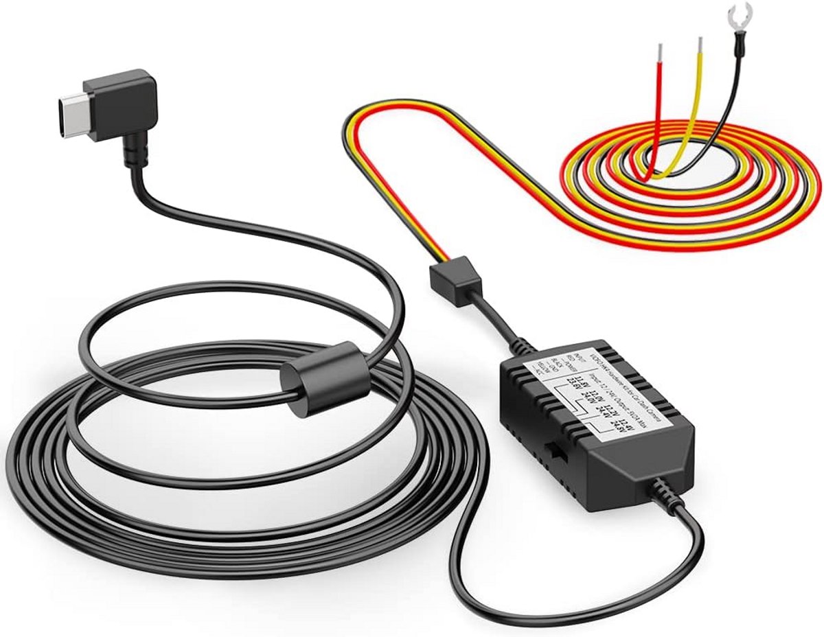 Auto Oplaadkabel - Stroomadapter Kit - Parkeerstand Opname - Laagspanningsbeveiliging - 12.6 x 8.2 cm