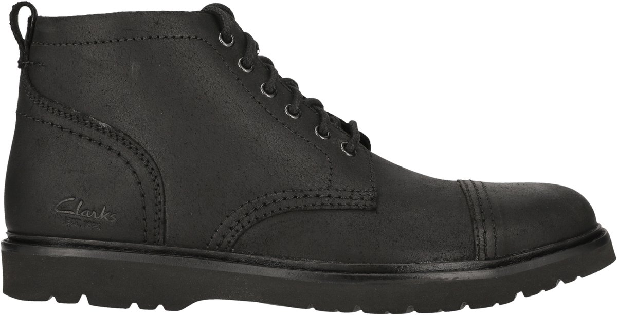 CLARKS Schnürboots Weltridge Zip Zwart