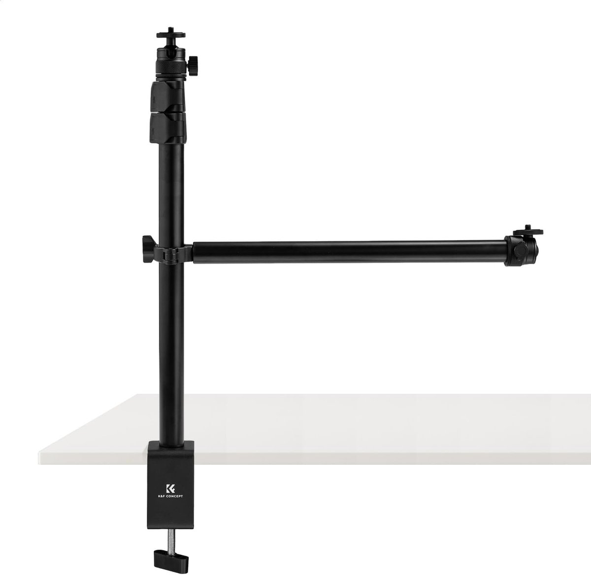 Tafelhouder Camera - Bureau Statief - Overhead Fotografie - Robuuste C-klem - 14-40 inch - Zwart