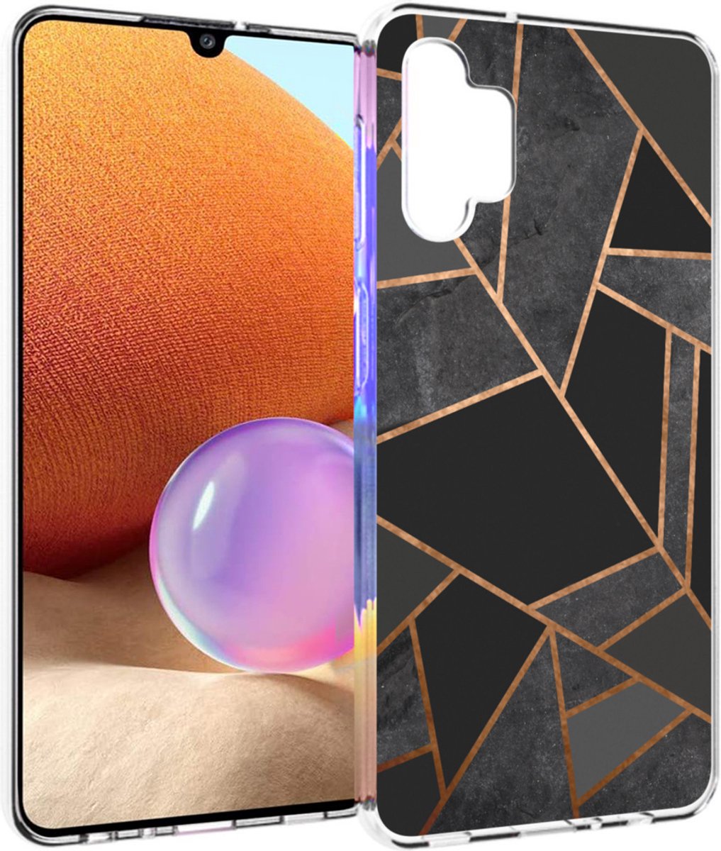 imoshion Hoesje - Geschikt voor Samsung Galaxy A32 (4G) - Design hoesje - Black Graphic