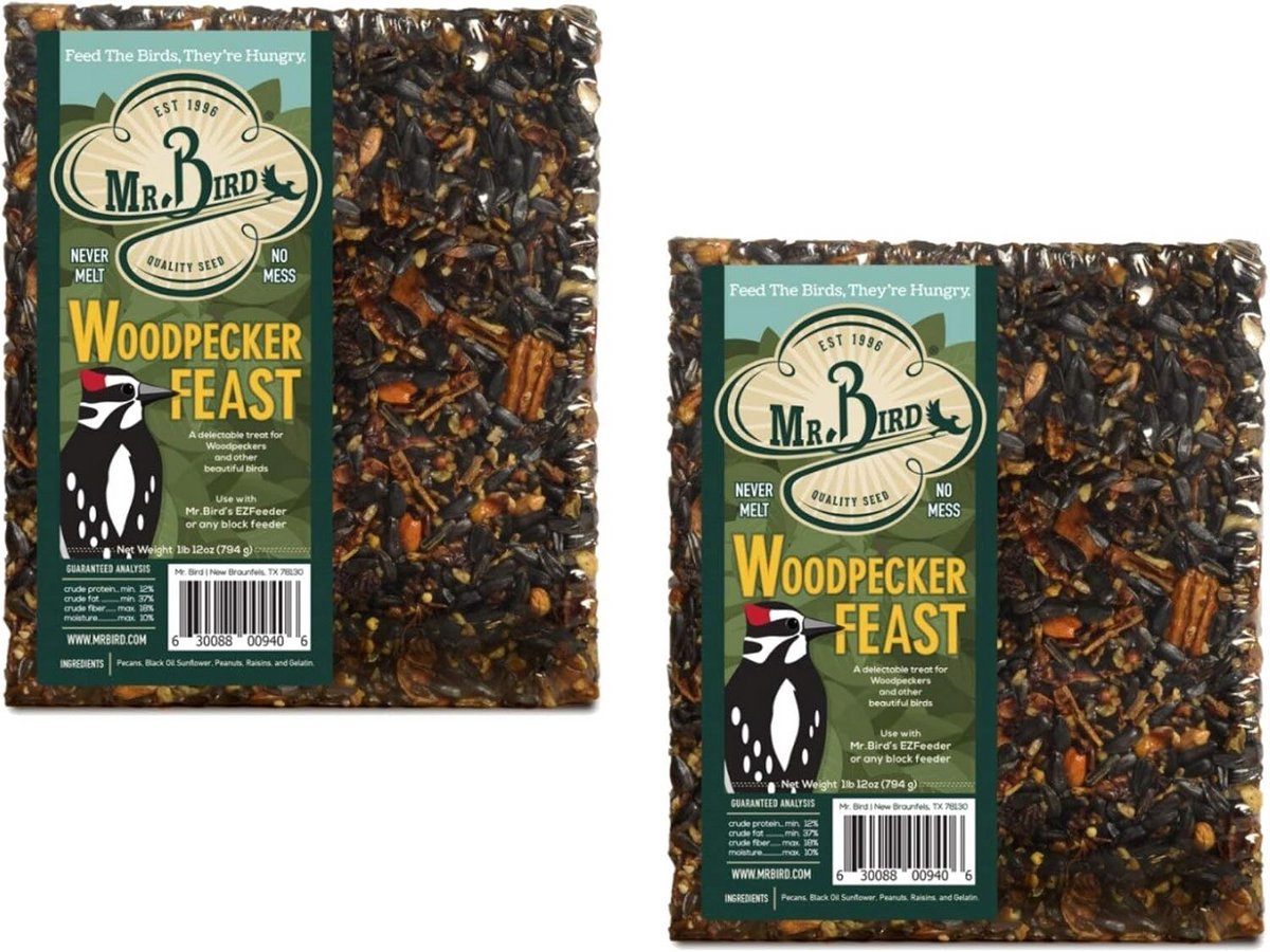 Vogelzaadblok - Voer voor vogels - Vogels voeren - Mix van noten en fruit - 1.59 kg