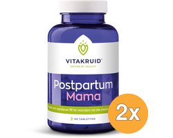 2x Vitakruid Postpartum Mama Oa Fenegriek, Shatavari & Choline (90 tabletten)