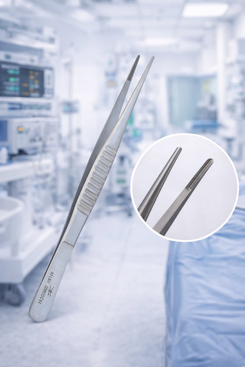 Belux Surgical Instruments / DeBakey Atraumatisch Vaatpincet 16,5 cm – Chirurgisch Pincet – RVS – Niet Steriel (Steriel Verpakt)