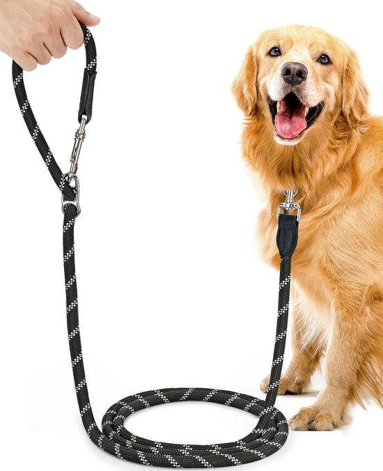 All 4 Pets Supply Hondenriem 3 Meter Reflecterend Honden Riem Leiband Hond Looplijn Hondentuig Dog Leash Neonblauw 2301766938