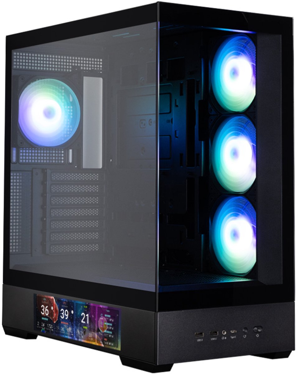 Zalman P40 DS BLACK Midi Tower Zwart