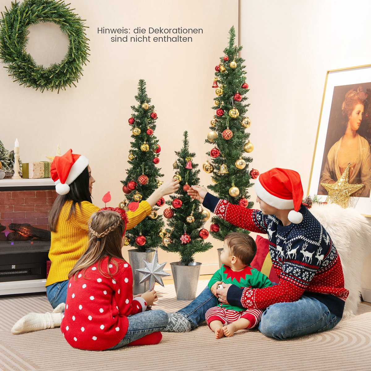 COSTWAY Kunstkerstboom met verlichting, sneeuw en dennenappels, 136 cm dennenboom met 8 lichtmodi, 472 PE PVC takpunten, kerstboom, kunstboom voor Kerstmis voor thuis, kantoor, wit COSTWAY Kunstkerstboom met verlichting, sneeuw en dennenappels, 136 cm dennenboom met 8 lichtmodi, 472 PE PVC takpunten, kerstboom, kunstboom voor Kerstmis voor thuis, kantoor, wit