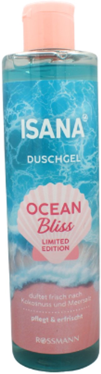 Isana Douchegel Ocean Bliss | 1x 300ml - Kokosnoot en Zeezout | Limited Edition 2025