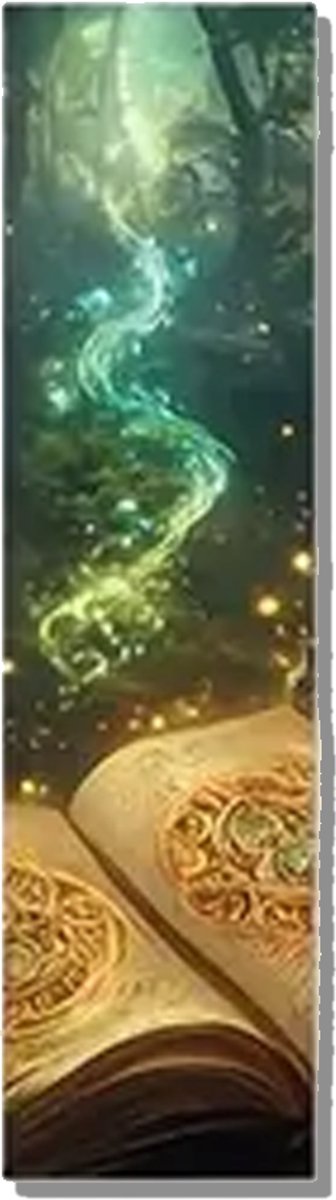 Fantasy Boekenlegger – Magisch Design – Enkelzijdig – 15x4 cm – Stevig Karton – Boekenaccessoire