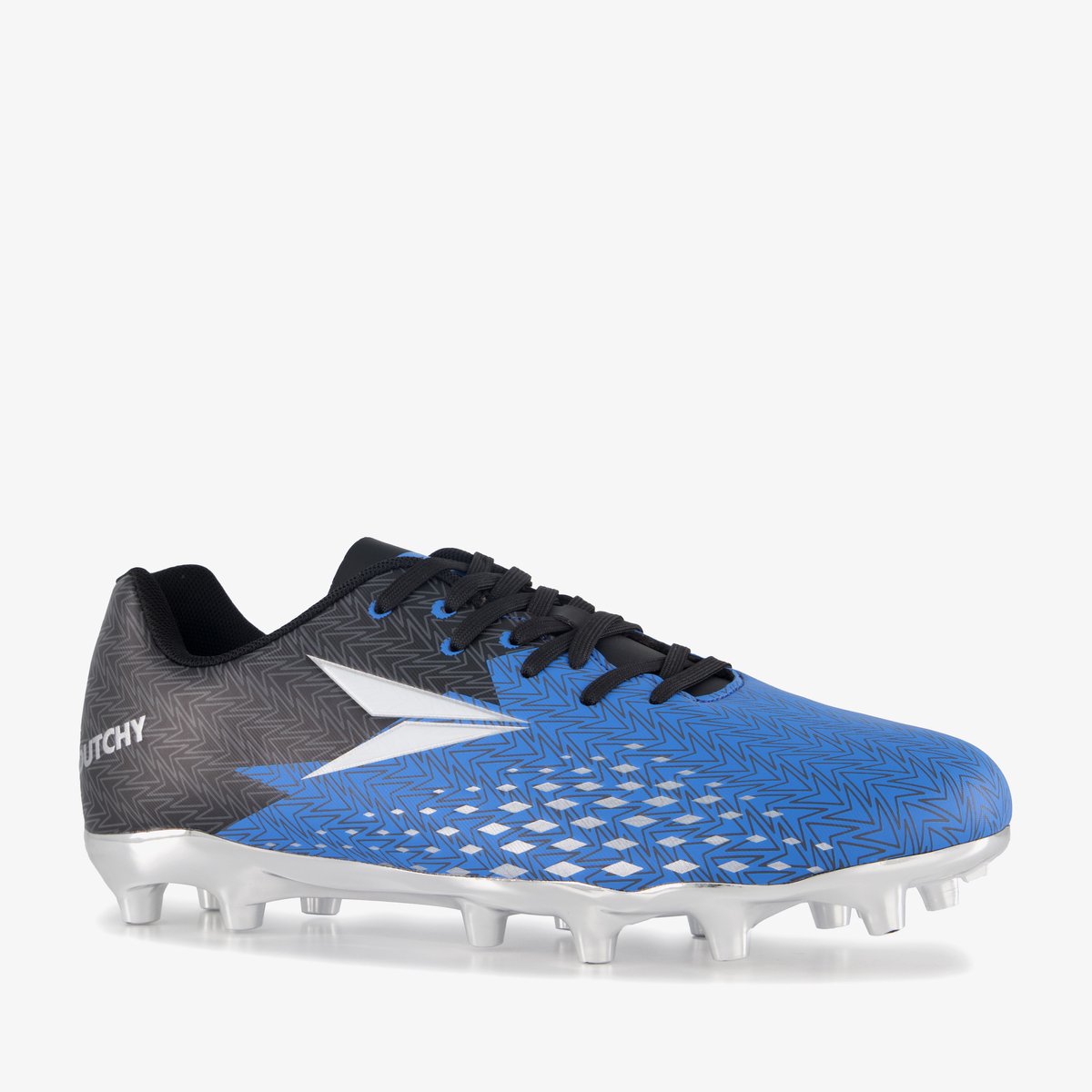 Dutchy FG heren voetbalschoenen blauw zwart - Maat 41 - Uitneembare zool