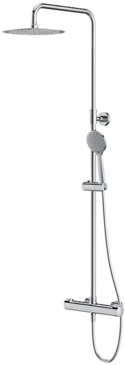 Cersanit City - Doucheset met thermostaat, diameter 25 cm, 3 jets, chroom S951-340