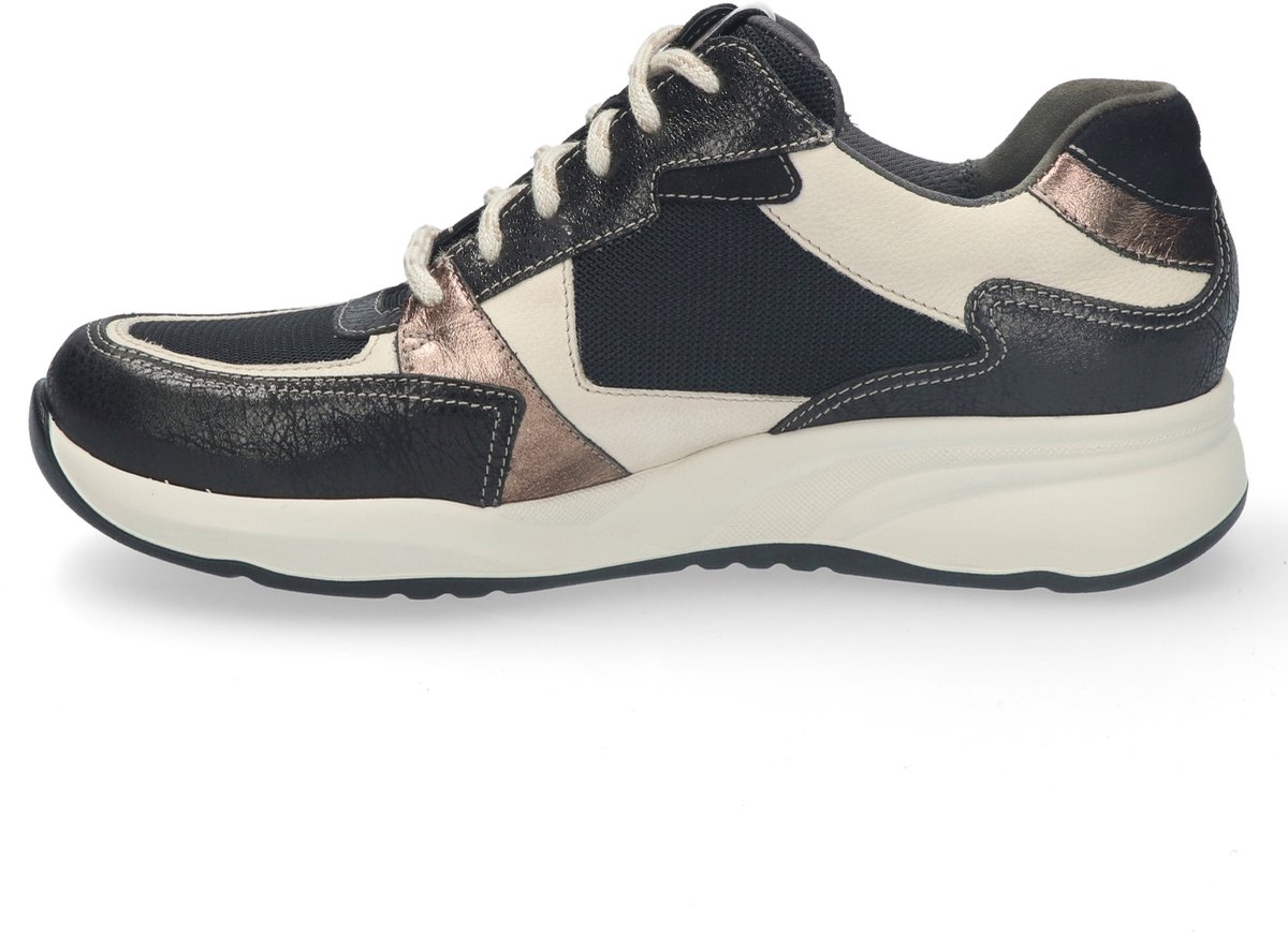 Durea 6295 Sneaker Zwart/Beige H