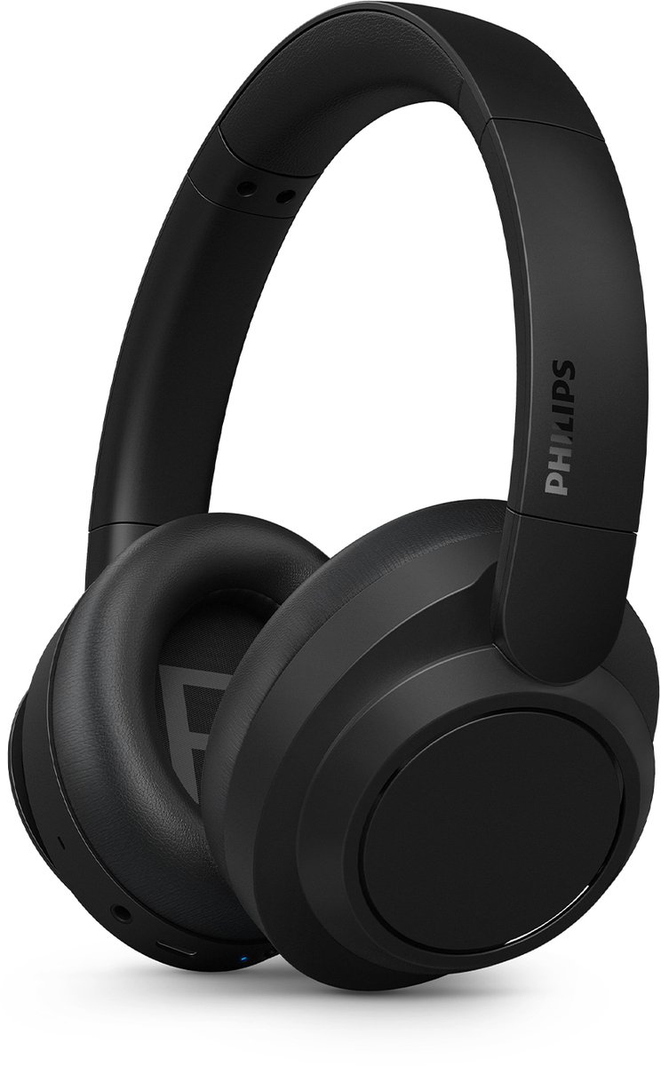 Philips TAH6509BK/00 Over ear koptelefoon Noise Canceling Pro (Ruisonderdrukking) Pasvorm over het oor Natuurlijk geluid. Dynamische bas Tot 70 uur afspeeltijd - Zwart