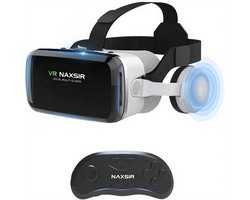 VR-bril voor Gaming - 3D Virtual Reality Headset - Compatibel met Smartphone (Incl. Controller)